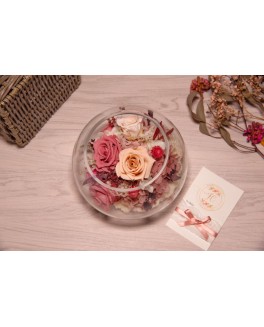 Glass Bowl Bouquet 05 保鮮花 Glass Bowl Bouquet 05 保鮮花